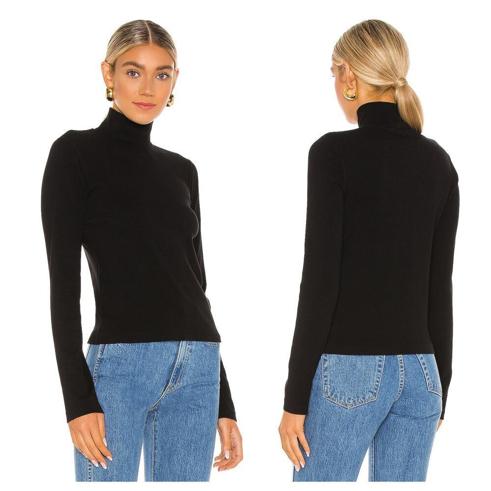 RE/DONE  X Hanes 60s Mock Neck Long Sleeve Tee Size Medium